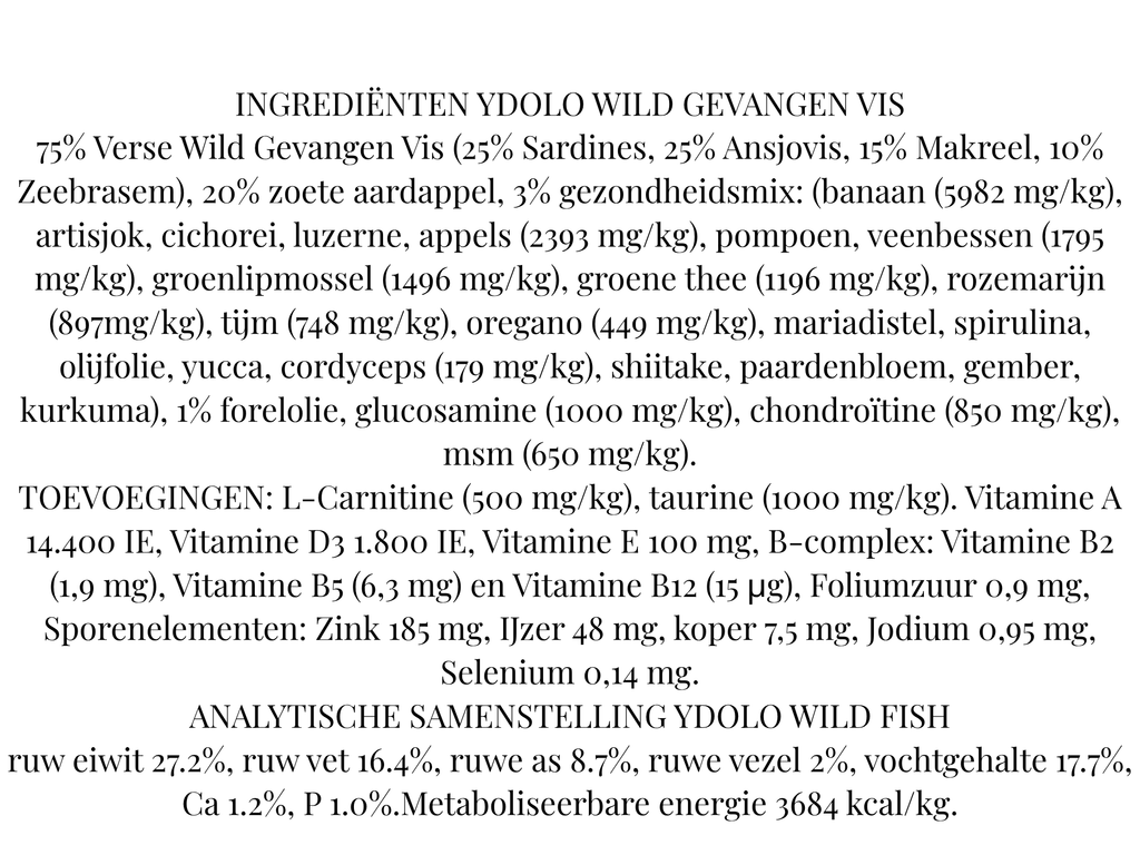YDOLO Healthy & Pure Wild Fish