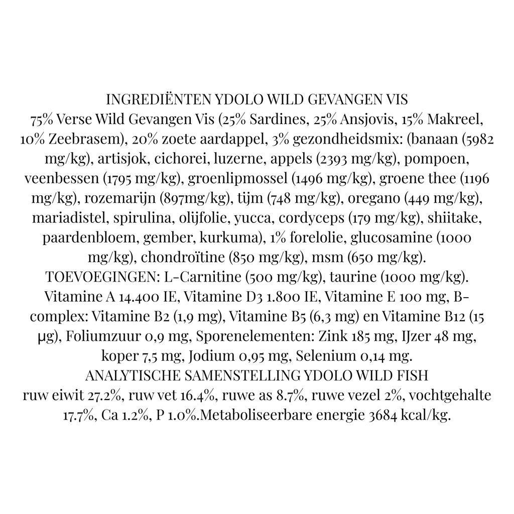 YDOLO Healthy & Pure Wild Fish