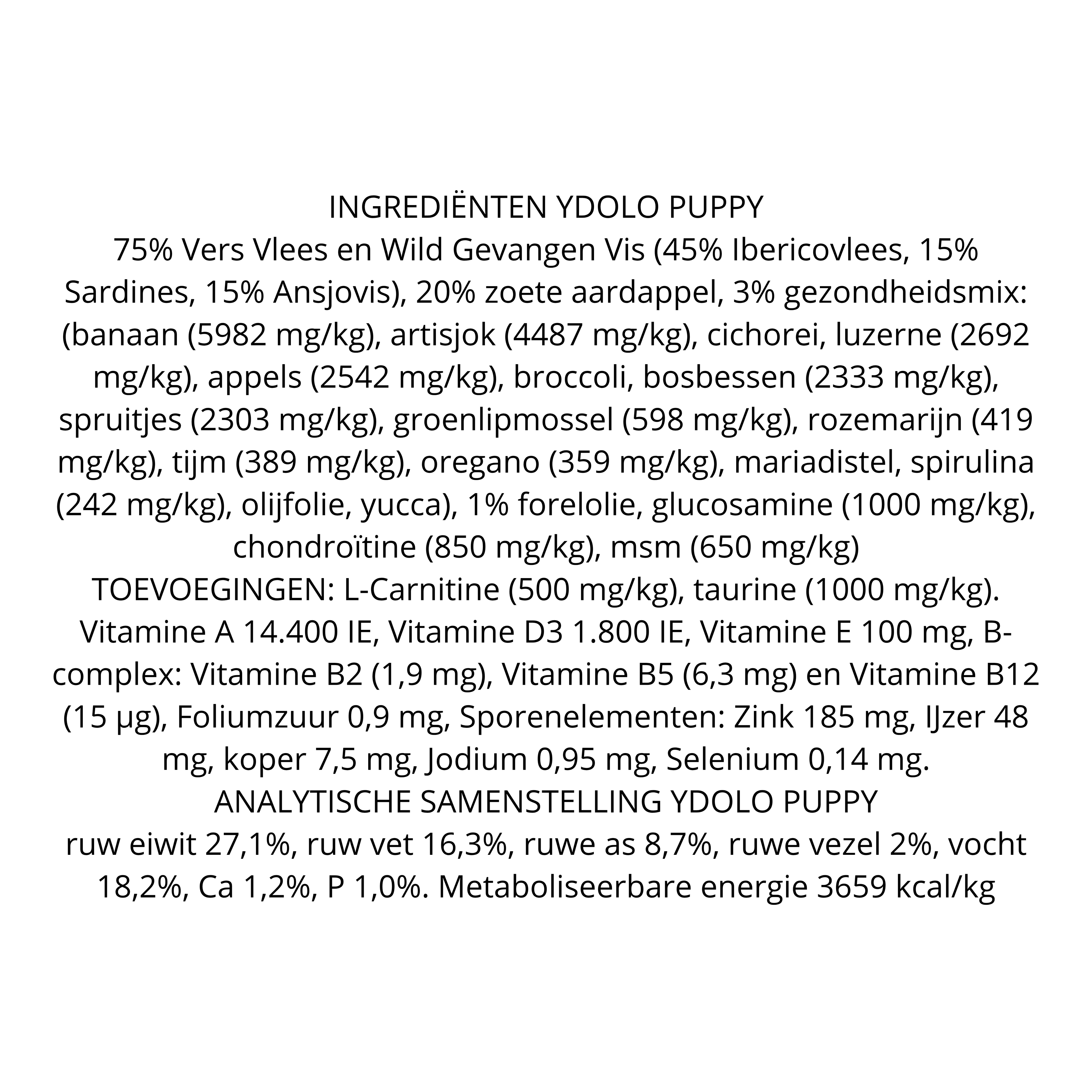 YDOLO Healthy & Pure Puppy