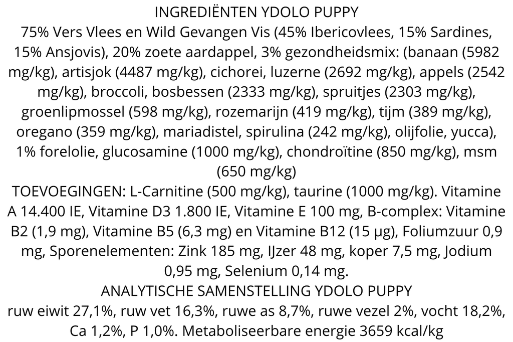 YDOLO Healthy & Pure Puppy