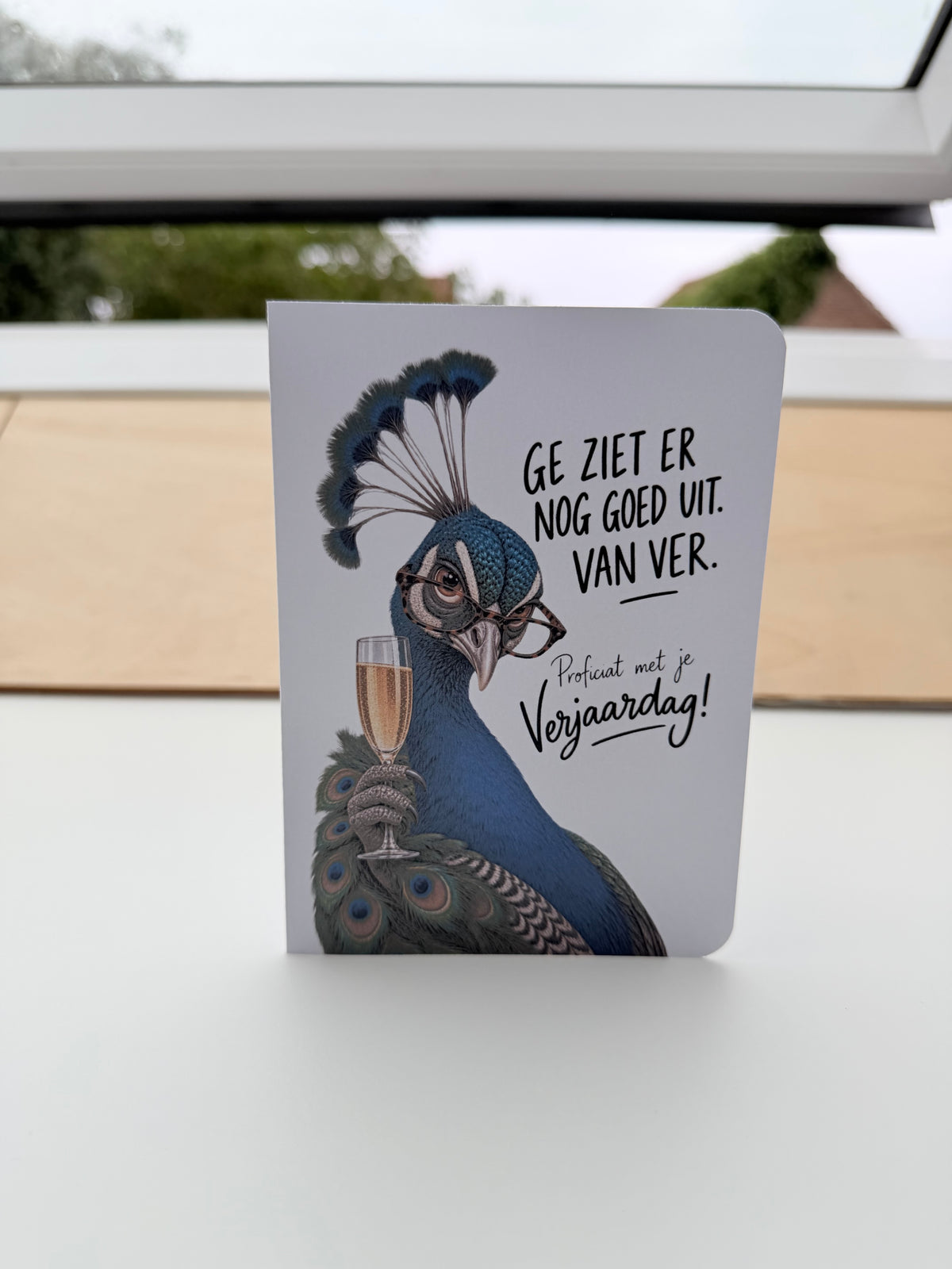 Wenskaarten met nen hoek af