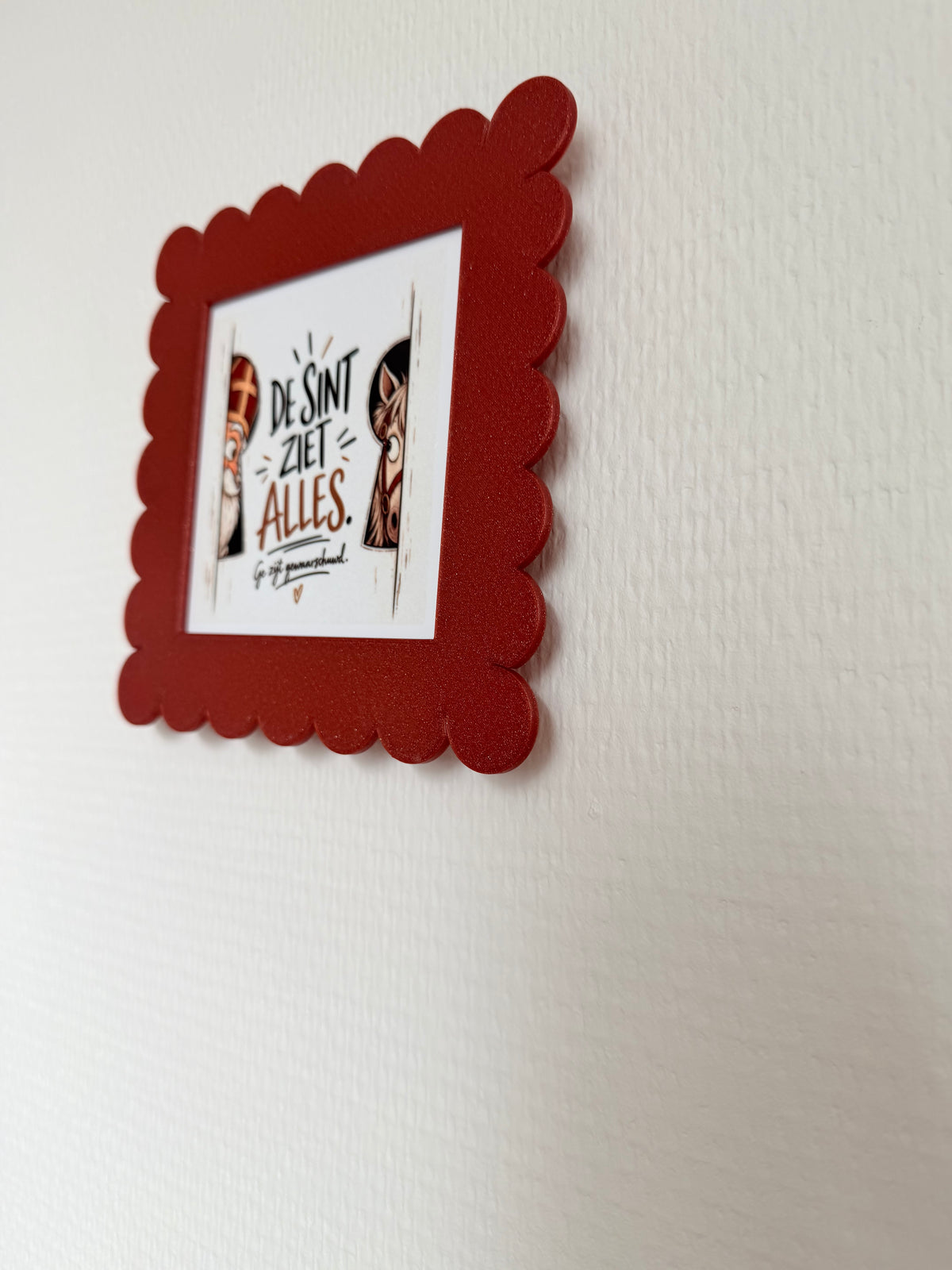 De Sint ziet alles | Sinterklaas tegel